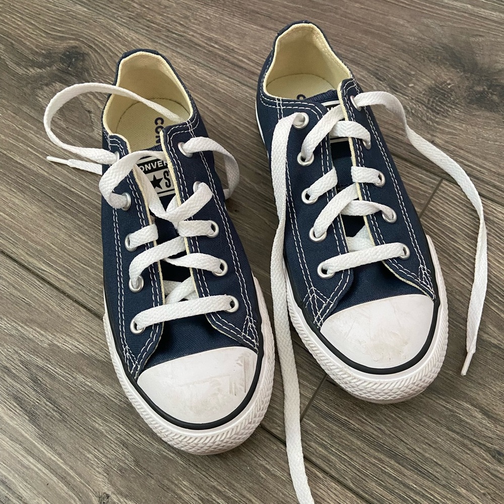 Converse Chuck Taylor Low Top Kids 1.5 Navy Canvas